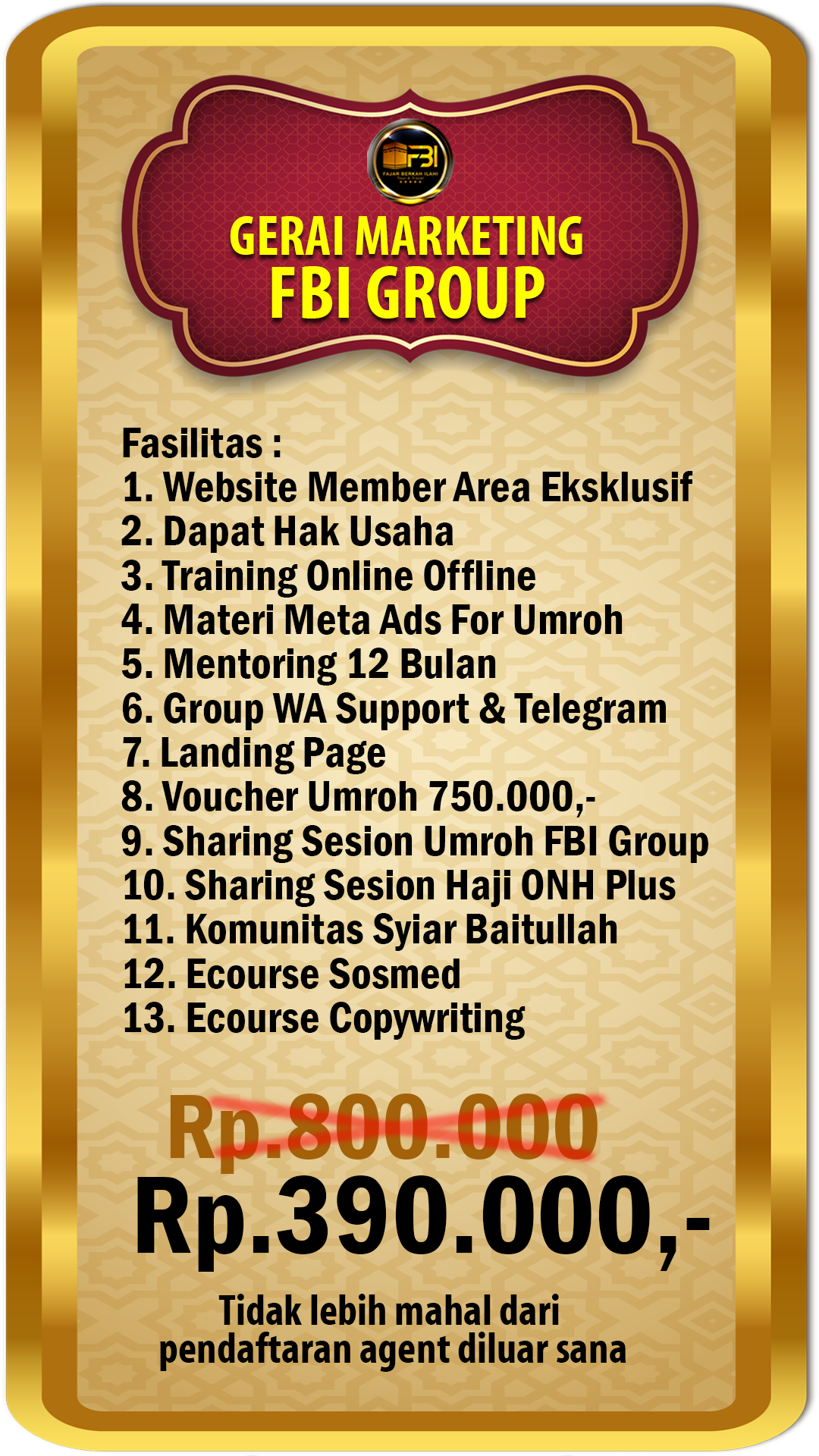 GERAI MARKETING FBI GROUP
