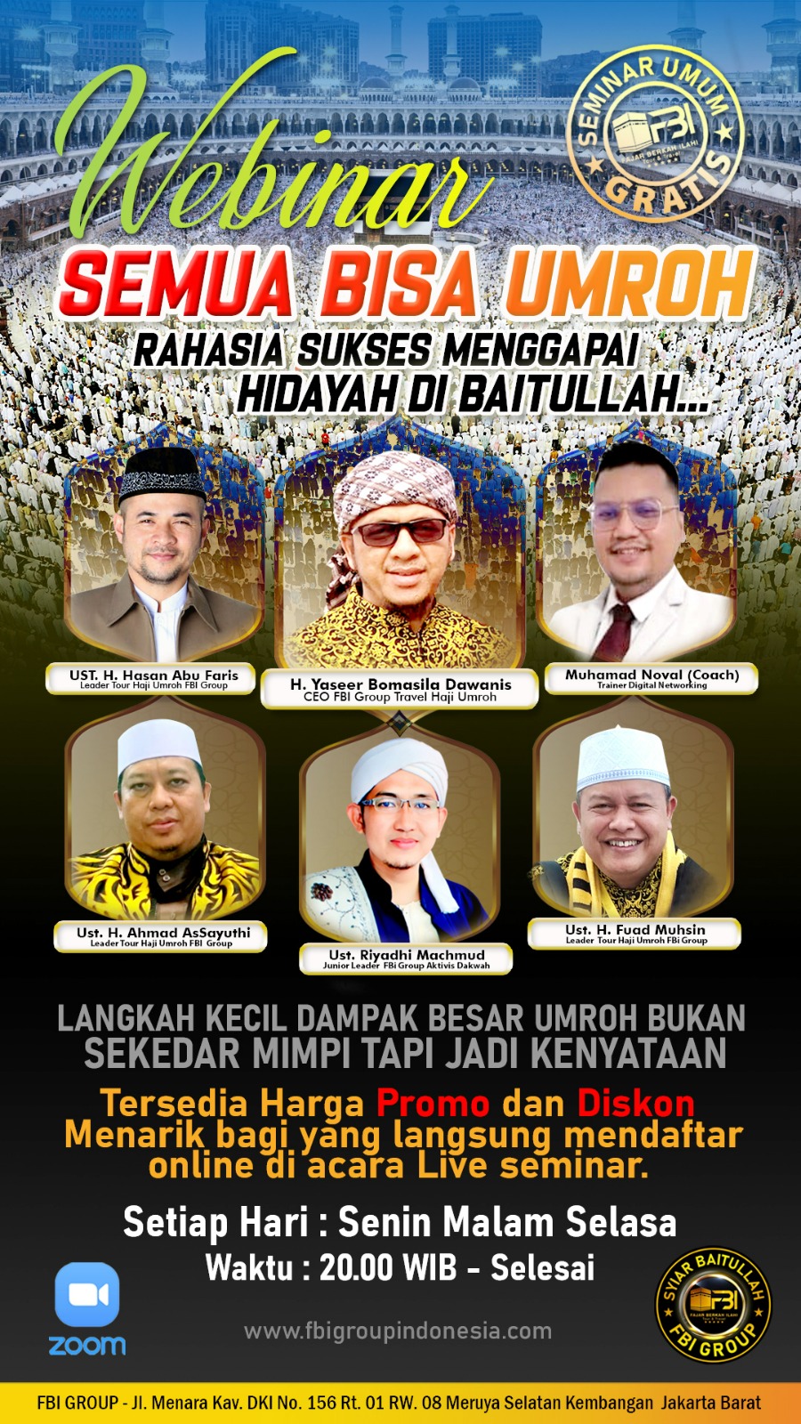 GRATIS WEBINAR SEMUA BISA UMROH